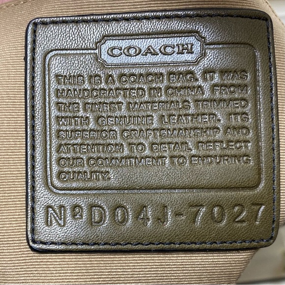 Coach Vintage Camouflage Monogram Wristlet - Picture 9 of 15